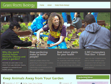 Tablet Screenshot of grassrootsbio.com